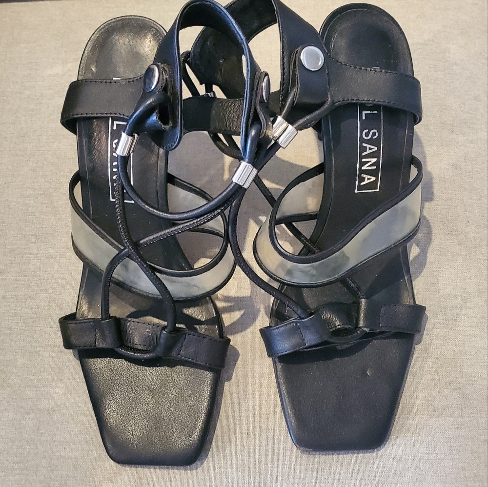 Solsana leather high heels
